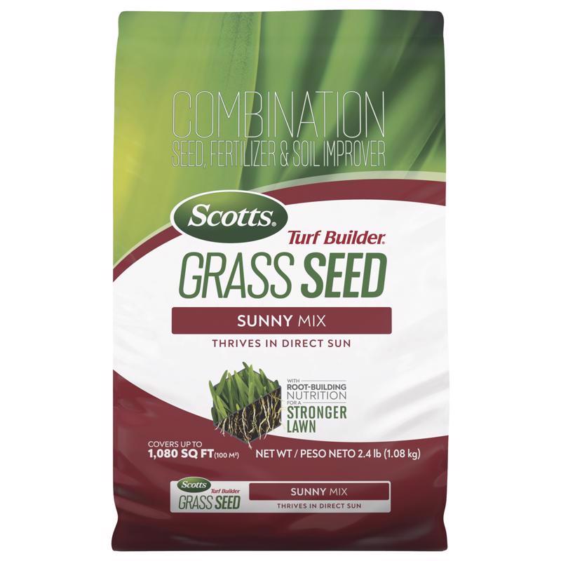 SCOTTS - Scotts Turf Builder Mixed Full Sun Fertilizer/Seed/Soil Improver 2.4 lb