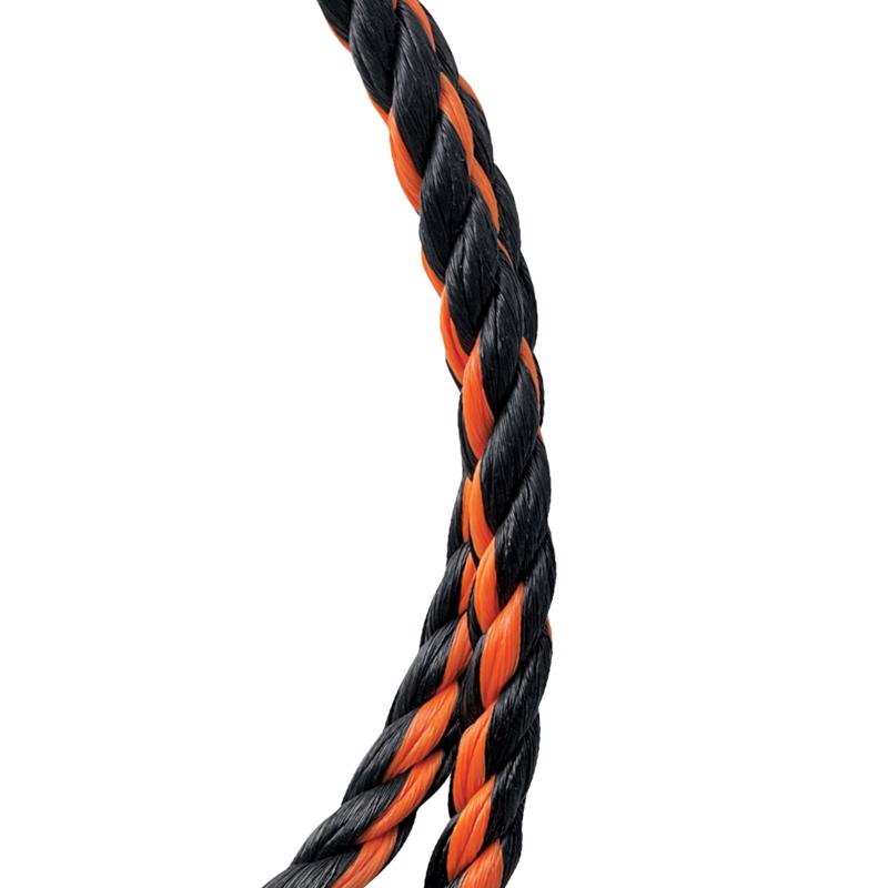 KOCH - Koch 3/8 in. D X 50 ft. L Black/Orange Twisted Polypropylene Rope