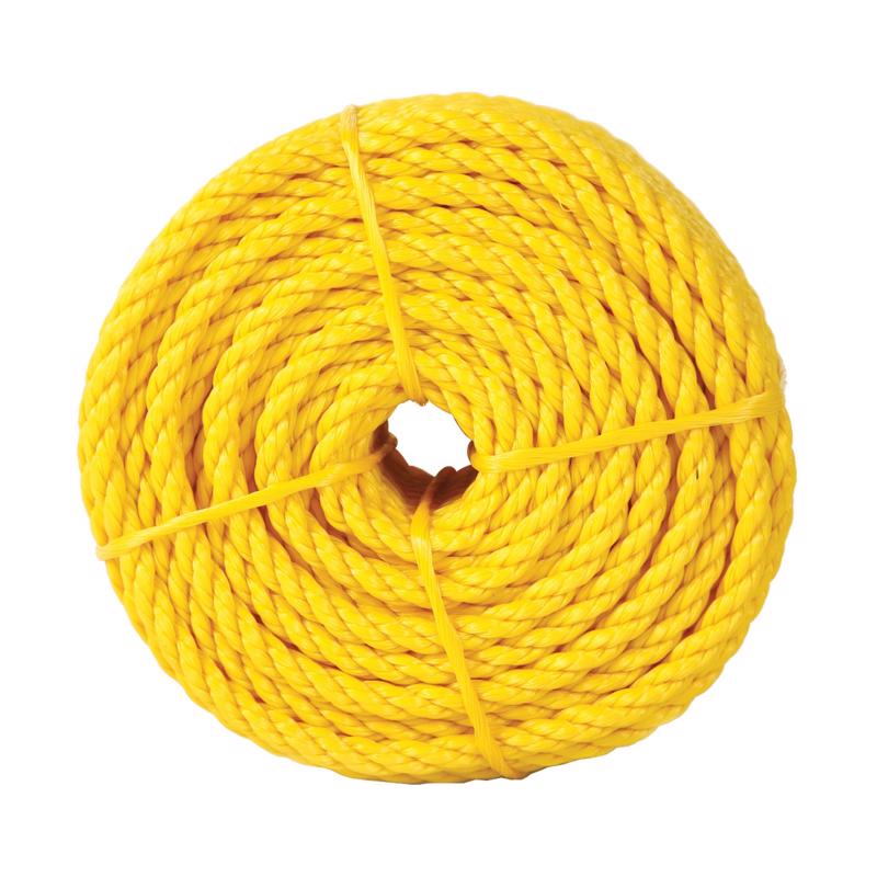 KOCH - Koch 3/8 in. D X 50 ft. L Yellow Twisted Polypropylene Rope