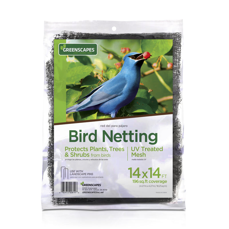 GREENSCAPES - Greenscapes 14 ft. L X 14 ft. W Bird Netting