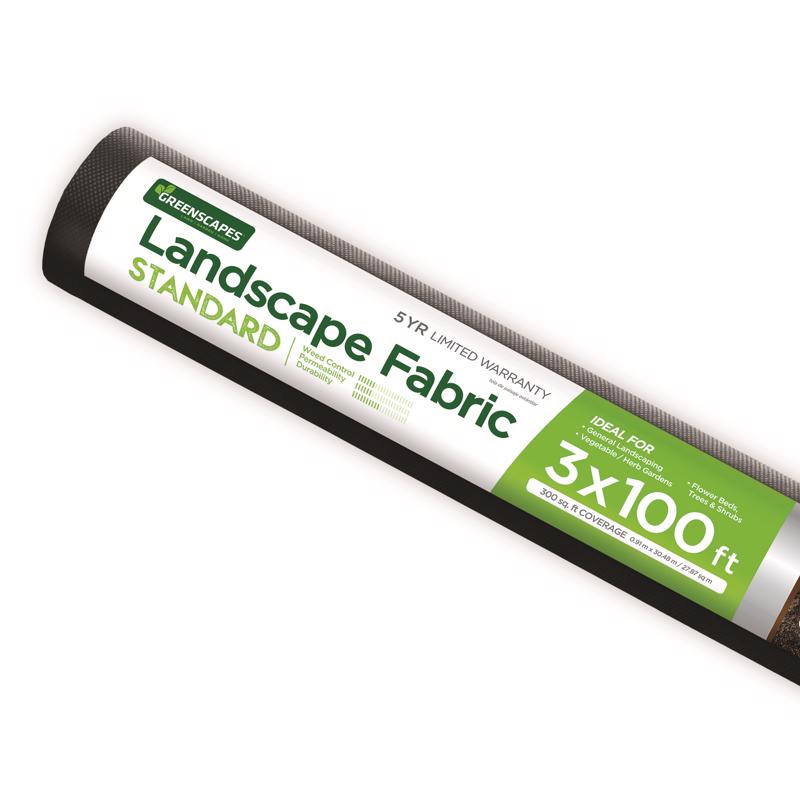 GREENSCAPES - Greenscapes 3 ft. W X 100 ft. L Polypropylene Landscape Fabric