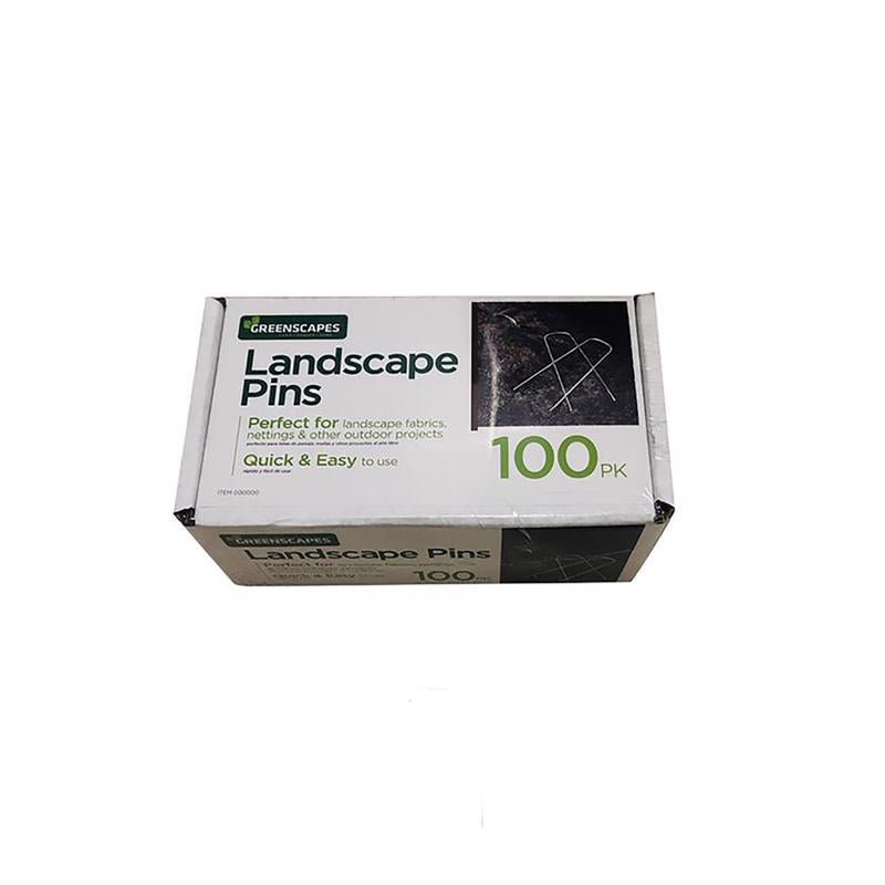 GREENSCAPES - Greenscapes 1 in. W X 4-1/2 in. L Landscape Fabric Pins 100 pk