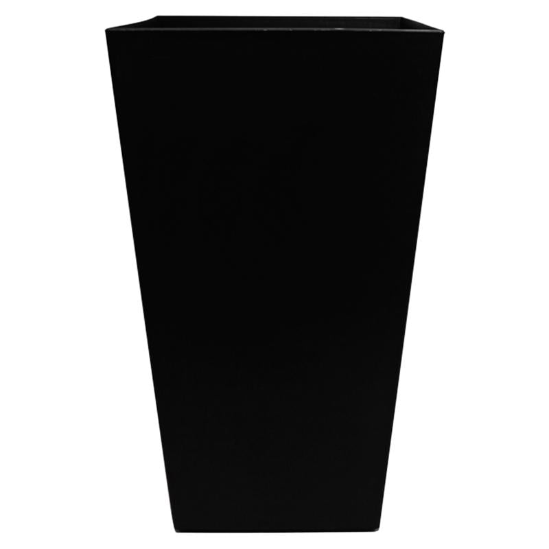 BLOEM - Bloem Finley 20 in. H X 11.5 in. W X 11.5 in. D Plastic Planter Black