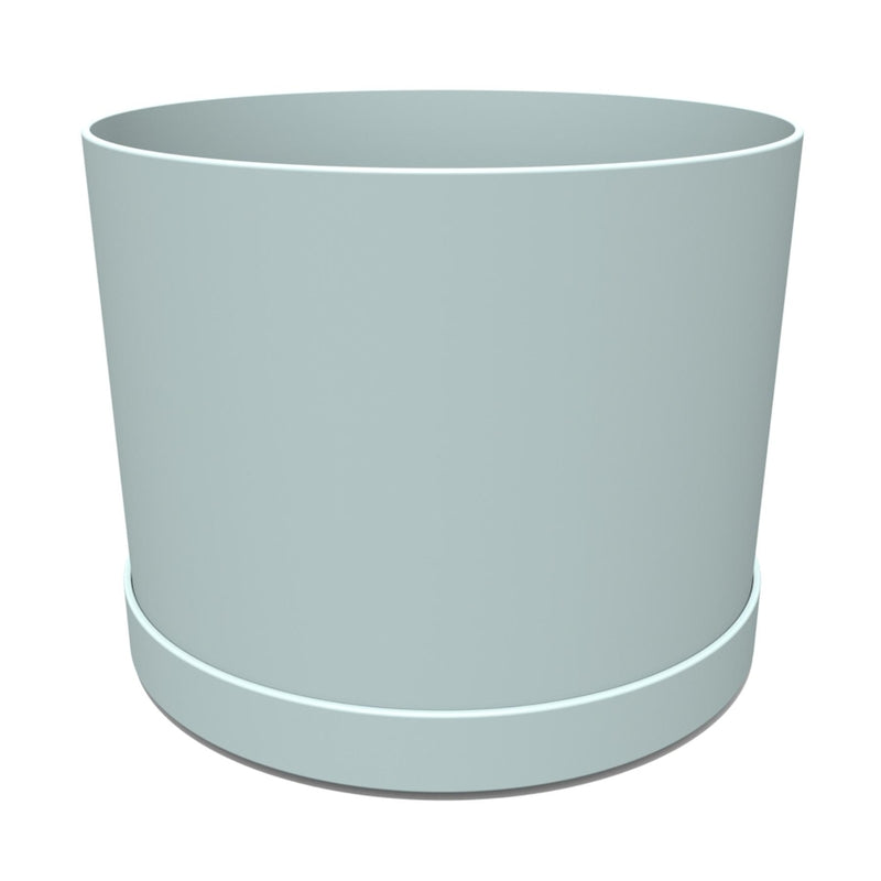 BLOEM - Bloem Mathers 7 in. H X 6 in. D Resin Planter Misty Blue