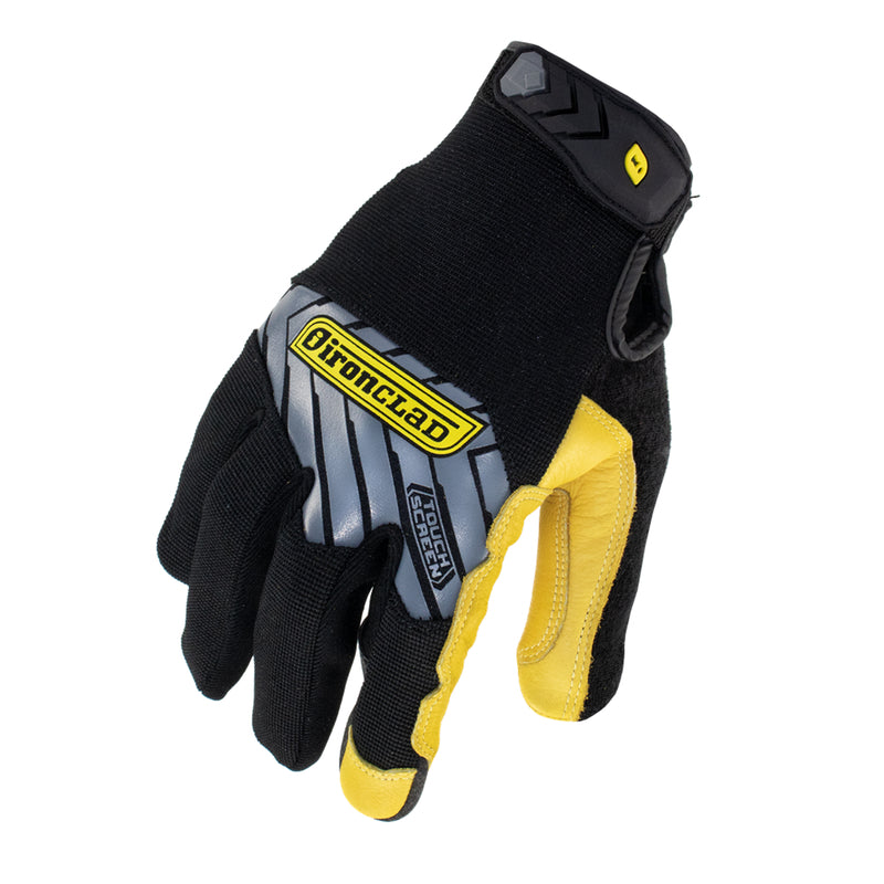 IRONCLAD - Ironclad Command Impact Gloves Black/Yellow XL 1 pair