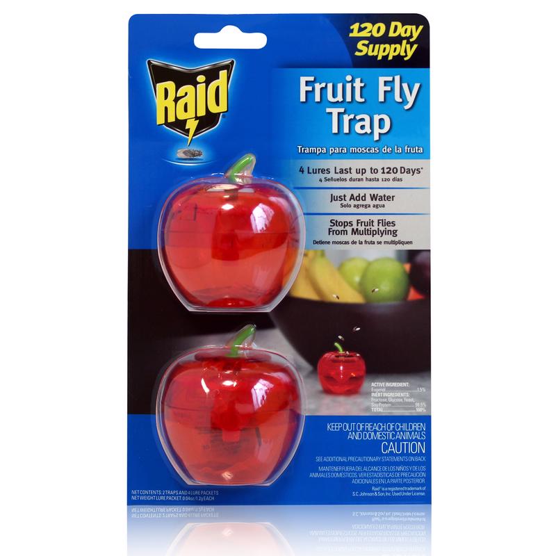 RAID - Raid PIC Fruit Fly Trap 2 pk - Case of 6