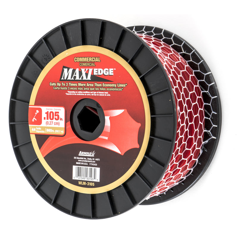 ARNOLD - Arnold Maxi Edge Commercial Grade .105 in. D X 665 ft. L Trimmer Line