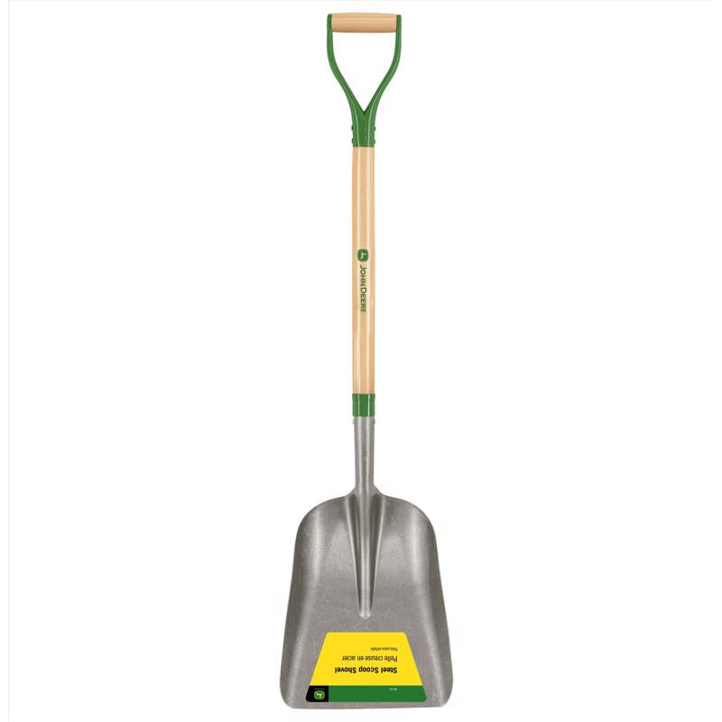 JOHN DEERE - John Deere 47.5 in. Steel Scoop General Purpose Shovel Wood Handle