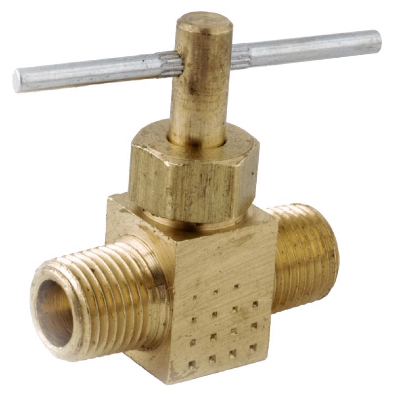 ANDERSON METALS - Anderson Metals 1/4 in. 1/4 in. Brass Needle Valve [759108-04AH]