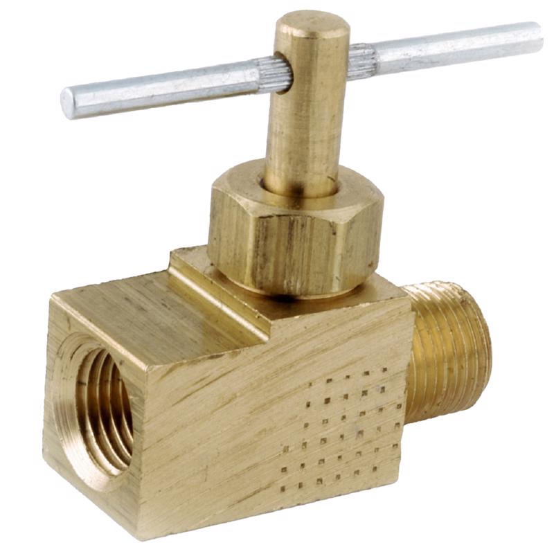 ANDERSON METALS - Anderson Metals 1/8 in. 1/8 in. Brass Needle Valve [759135-02AH]