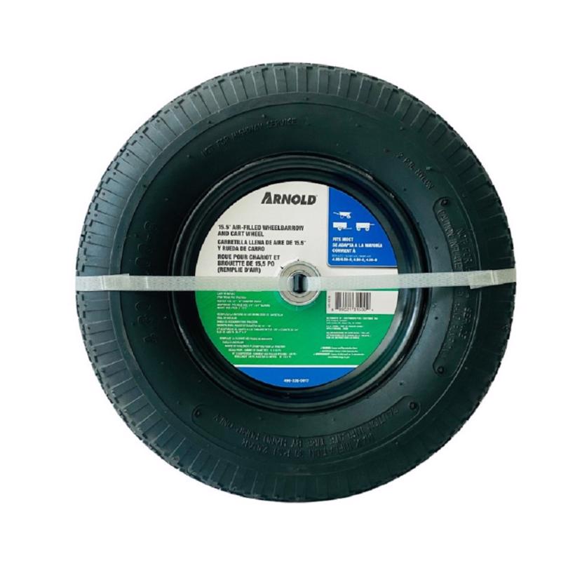 ARNOLD - Arnold 15.5 in. D 350 lb Wheelbarrow Wheel Steel 1 pk