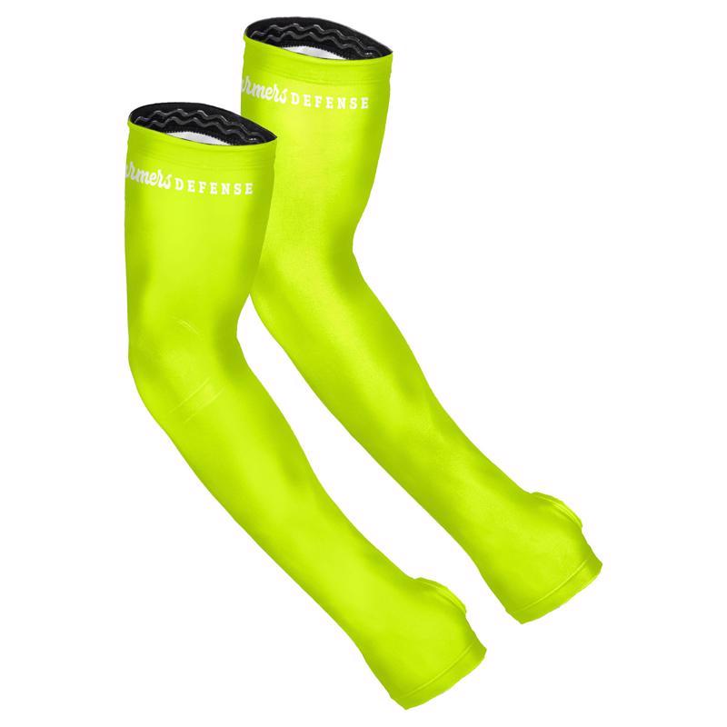 FARMERS DEFENSE - Farmers Defense S/M Polyester/Spandex High-Vis Yellow Protection Sleeves