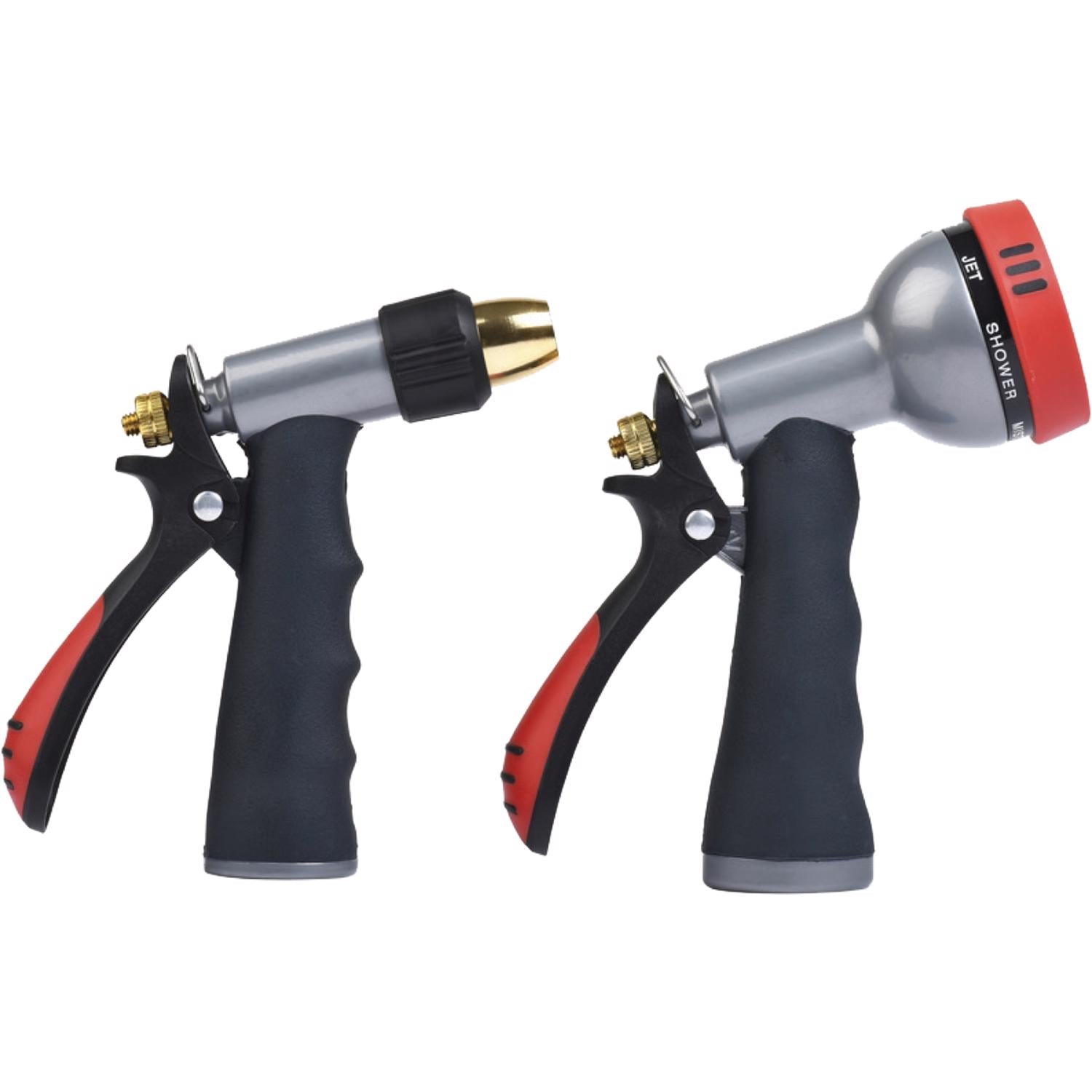 Home Plus 7 Pattern Adjustable Multi-Pattern Metal Hose Nozzle Set - Case of 8