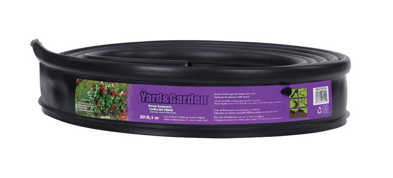 MASTER MARK - Master Mark Master Gardener 20 ft. L X 3.5 in. H Plastic Black Lawn Edging