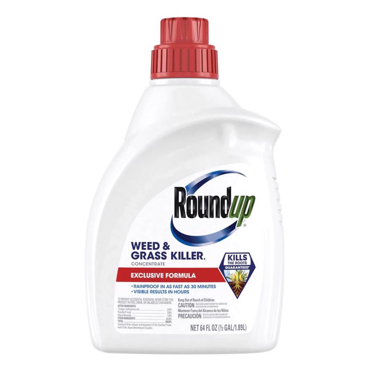 Roundup Weed and Grass Killer Concentrate 0.5 gal - Case of 6