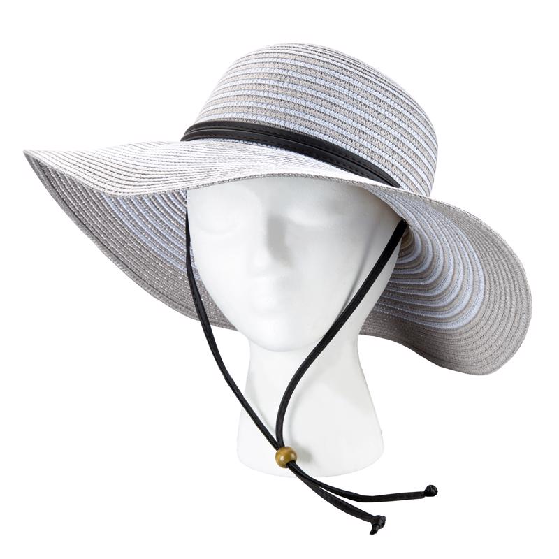 SLOGGERS - Sloggers Braided Wide Brim Hat Tan/White/Black M