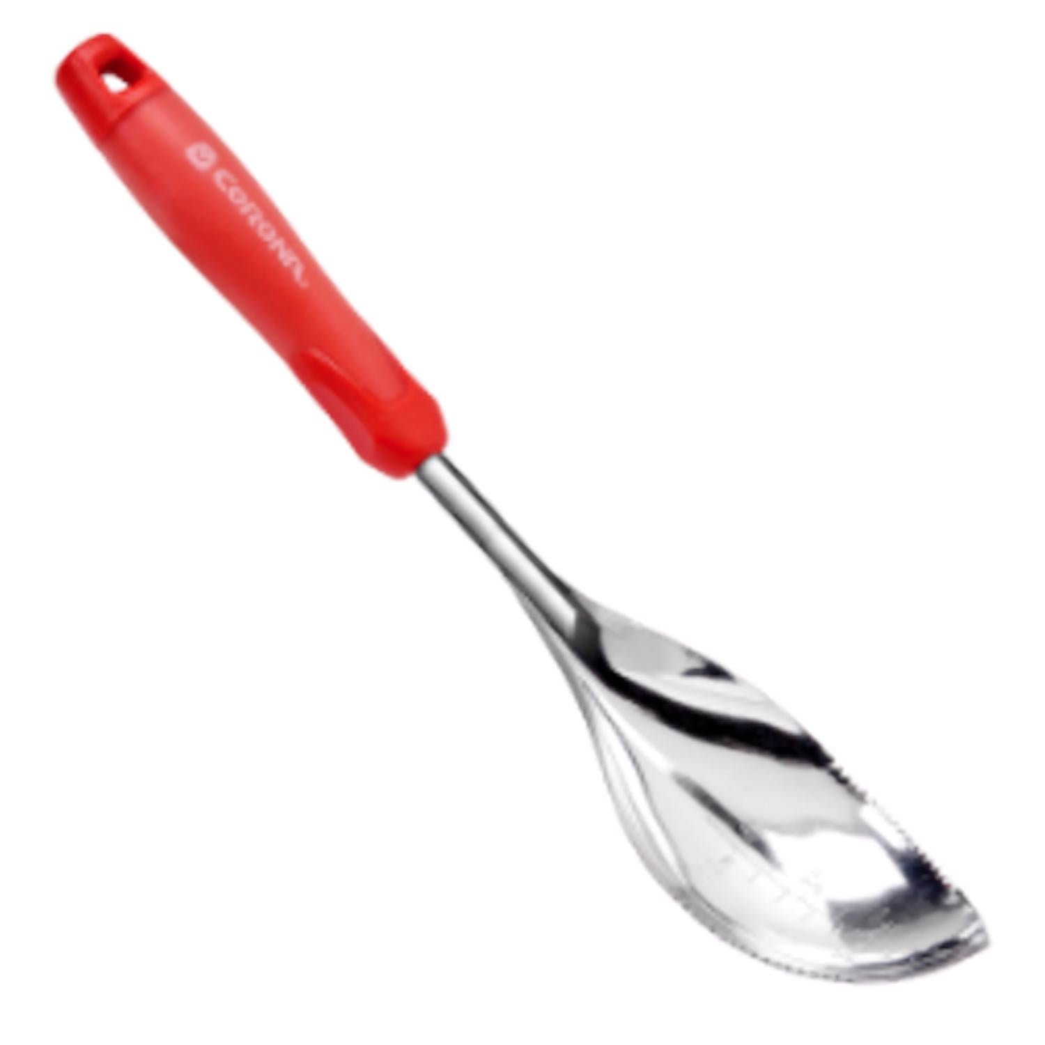 Corona 12 in. Stainless Steel Scooper Rubber Handle - Case of 8