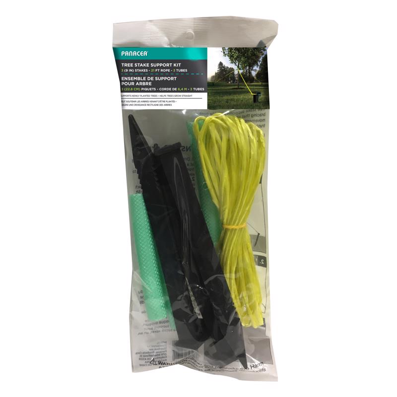 PANACEA - Panacea 9 in. H Black Plastic Tree Stake Kit