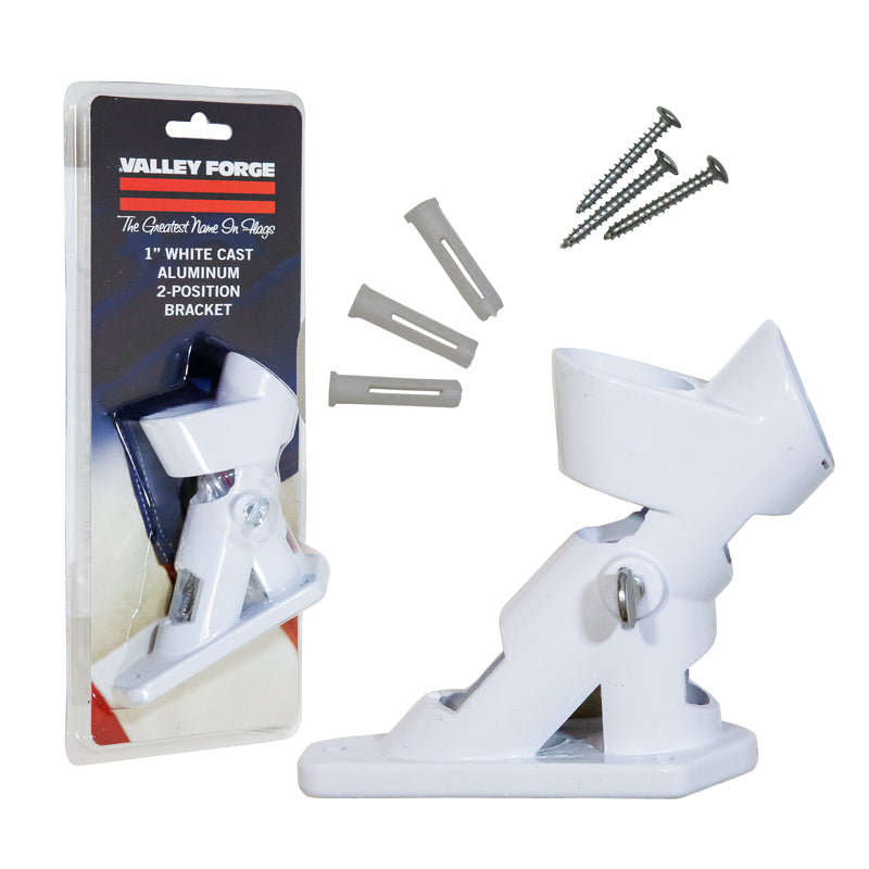 VALLEY FORGE - Valley Forge 10 in. L Aluminum Flag Pole Bracket Brushed