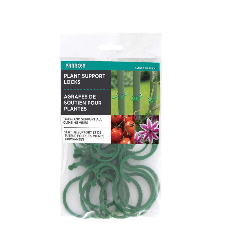 PANACEA - Panacea 8.07 in. H Green Plastic Plant Locks