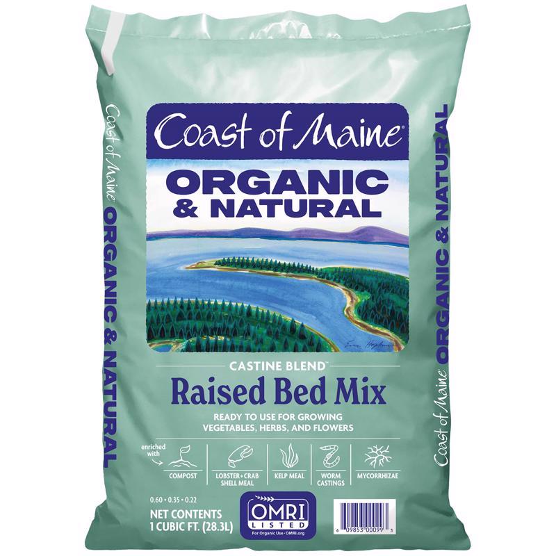 COAST OF MAINE - Coast of Maine Castine Blend Organic Raised Bed Soil 1 cu ft