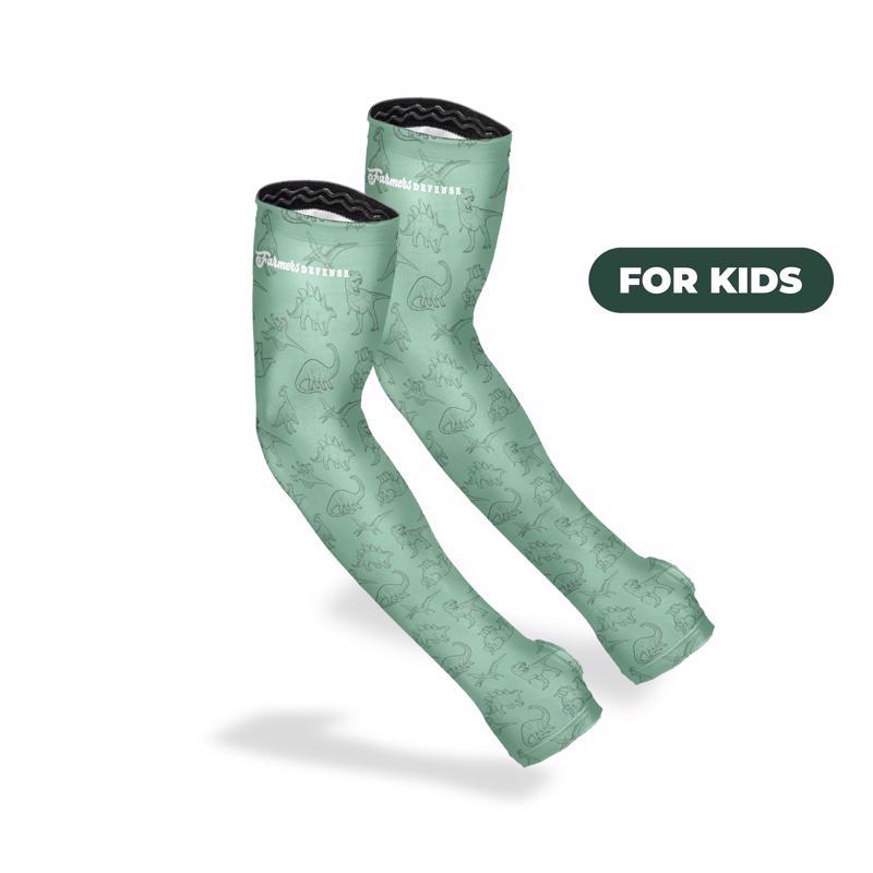 FARMERS DEFENSE - Farmers Defense M Polyester/Spandex Dino Green Protection Sleeves