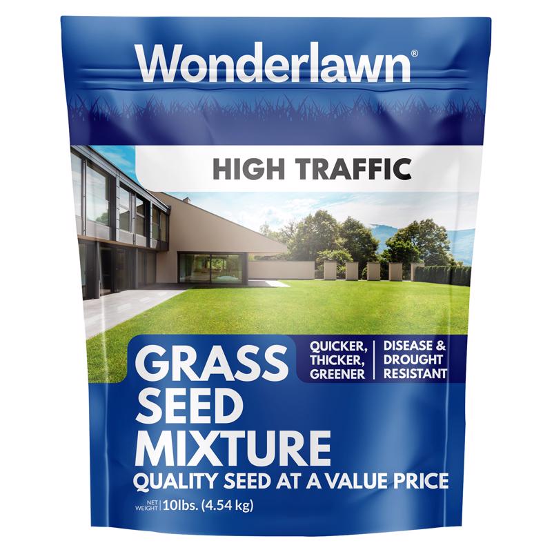 WONDERLAWN - Wonderlawn High Traffic Mixed Sun or Shade Grass Seed 10 lb