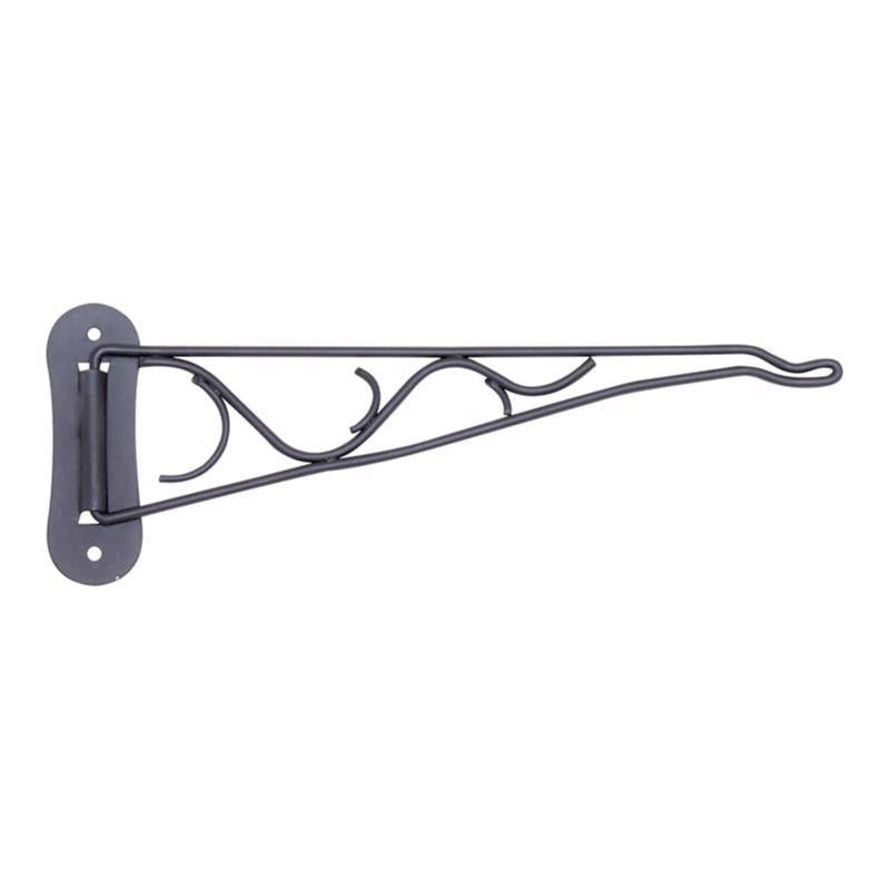LIVING ACCENTS - Living Accents Black Steel 10 in. H Swivel Plant Hook 1 pk