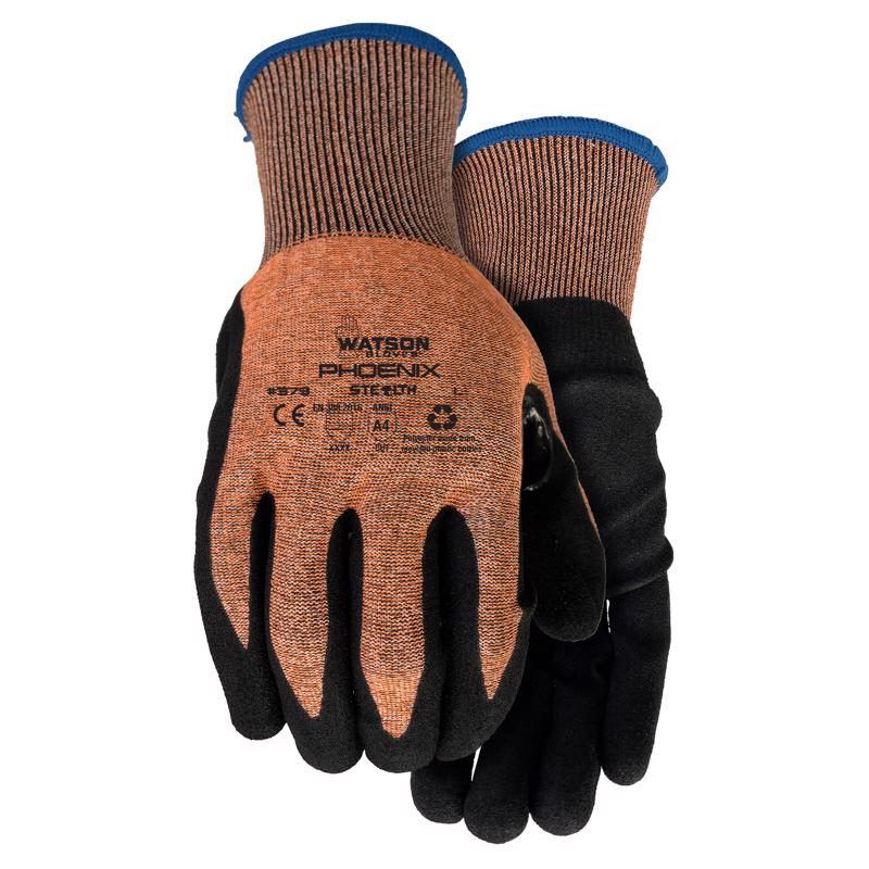 WATSON GLOVES - Watson Gloves M Polyester Stealth Phoenix Orange Protective Gloves