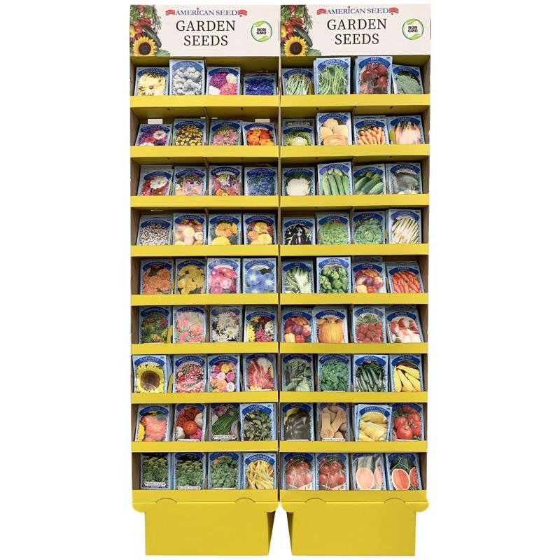 AMERICAN SEED - American Seed Green Garden Assorted Seed Display 1 pk