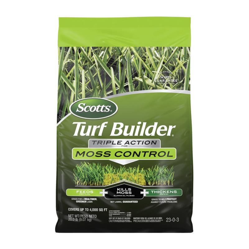 SCOTTS - Scotts Turf Builder Moss and Fungus Control Lawn Fertilizer For Multiple Grass Types 4000 sq ft