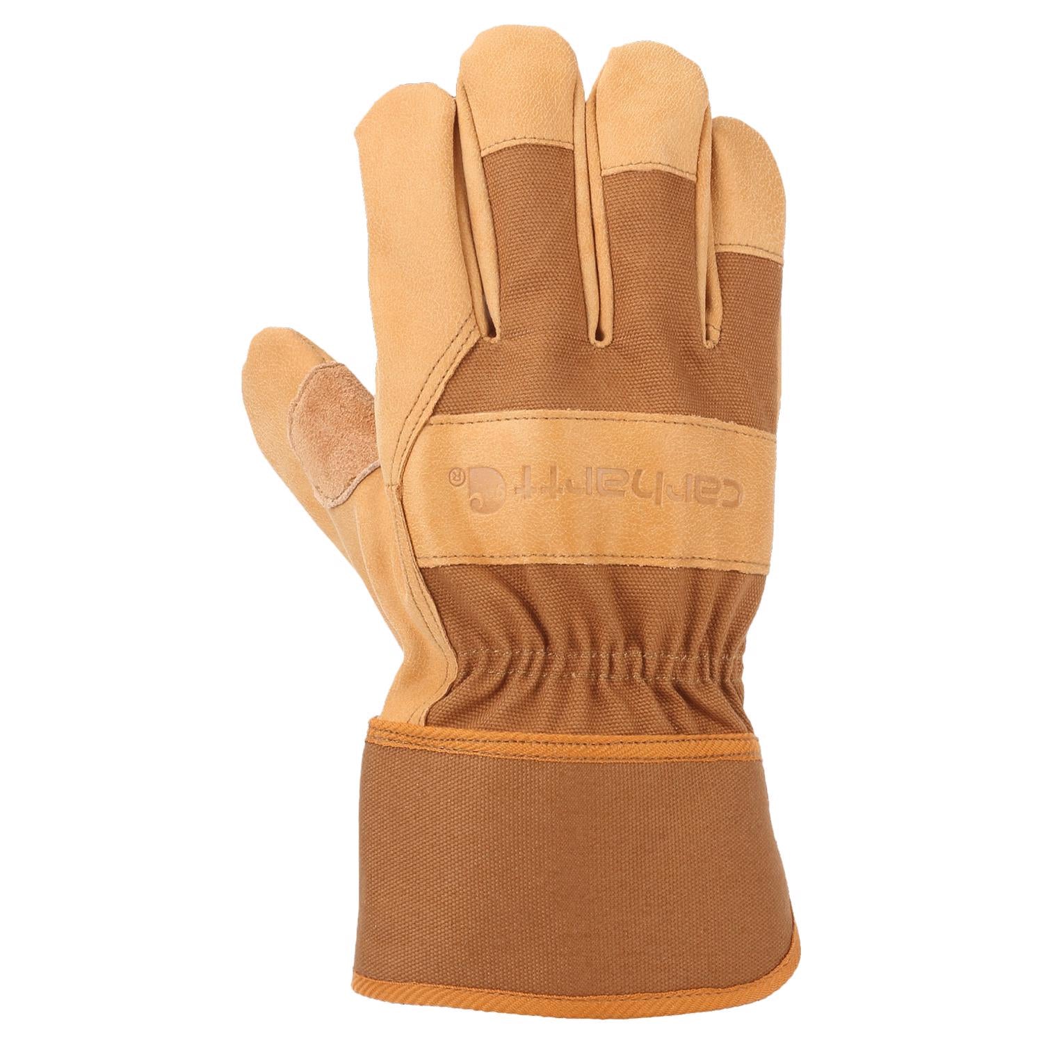 Carhartt Men's Indoor/Outdoor Work Gloves Brown L 1 pair