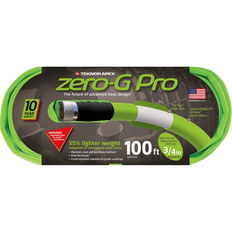 TEKNOR APEX - Teknor Apex Zero-G Pro 3/4 in. D X 100 ft. L Heavy Duty Commercial Grade Garden Hose