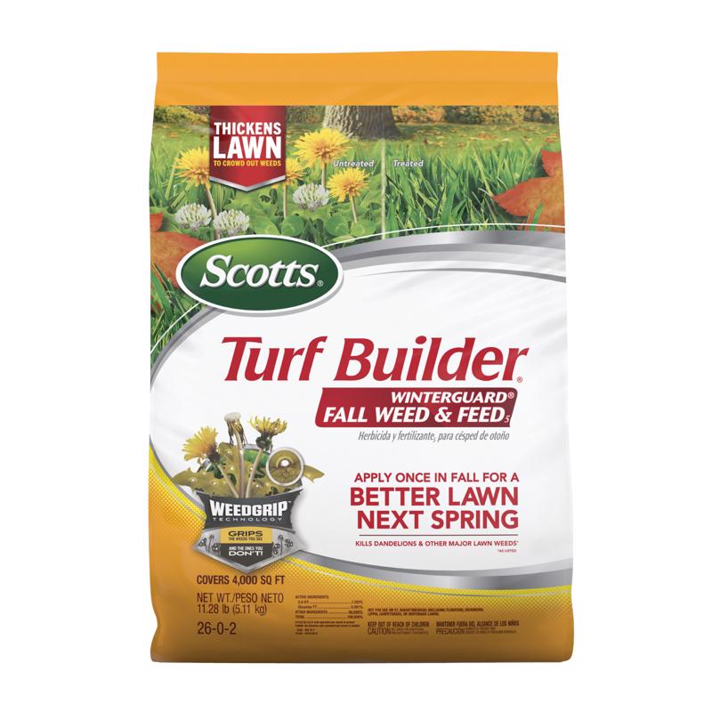 SCOTTS - Scotts Turf Builder Weed & Feed Lawn Fertilizer For All Grasses 4000 sq ft
