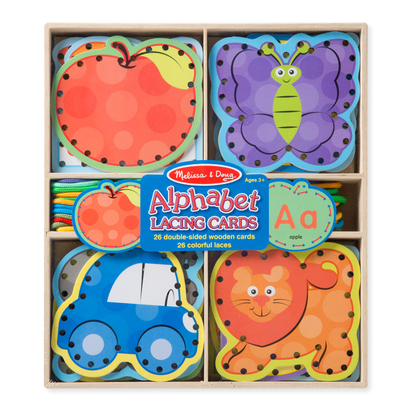 MELISSA & DOUG - Alphabet Lacing Cards