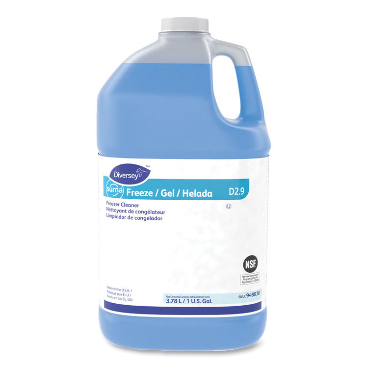 Diversey - Suma Freeze D2.9 Floor Cleaner, Liquid, 1 gal, 4/Carton