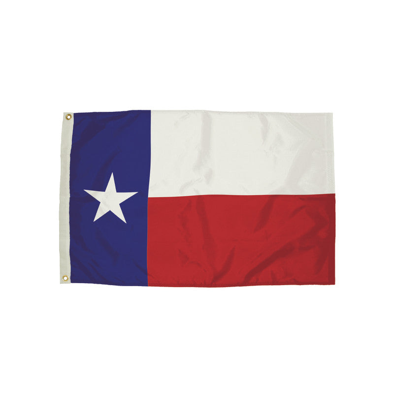 FLAGZONE - Durawavez Nylon Outdoor Flag with Heading & Grommets, Texas, 3ft x 5ft