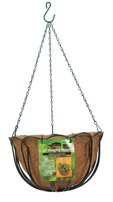 PANACEA - Panacea Steel Hanging Basket Green [88500]