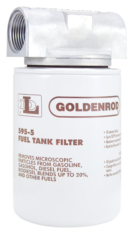 GOLDENROD - Goldenrod Steel Spin on Fuel Tank Filter 25 gpm