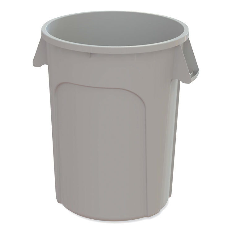 Impact - Value-Plus Containers, 20 gal, Low-Density Polyethylene, Gray