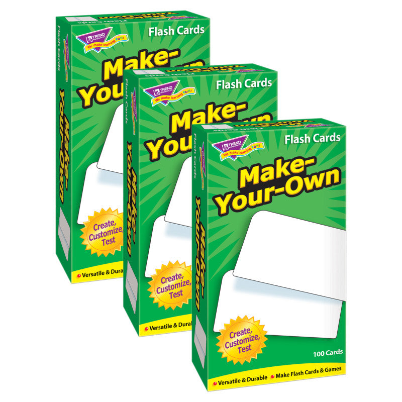 TREND - Make-Your-Own Skill Drill Flash Cards, 3 Packs