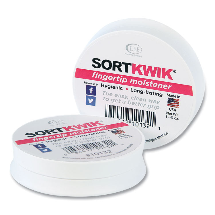 LEE - Sortkwik Fingertip Moisteners, 1.75 oz, Pink, 2/Pack