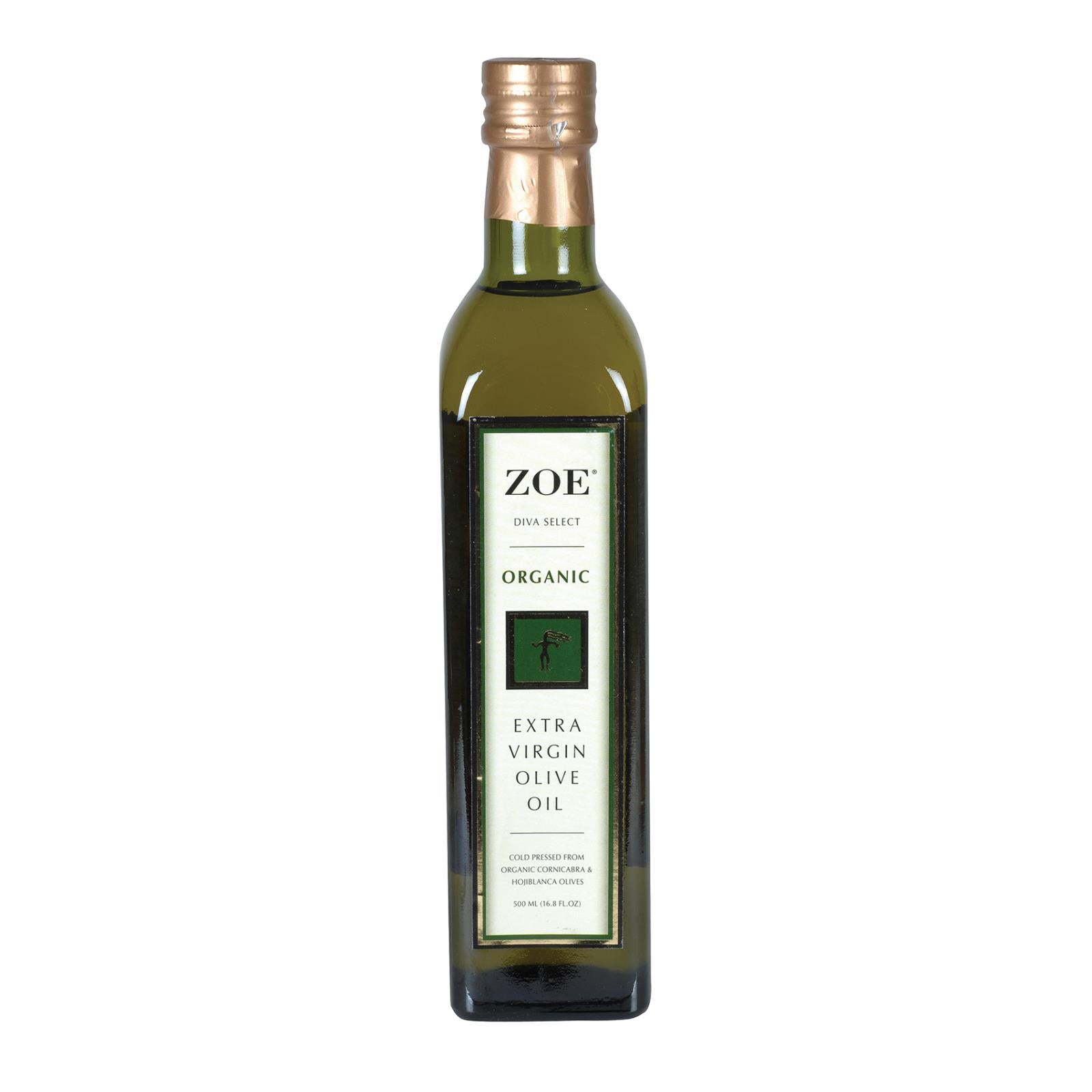 Zoe - Extra Virgin Olive Oil - Case of 6 - 500 ml