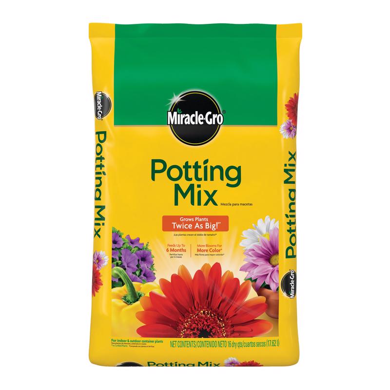 MIRACLE-GRO - Miracle-Gro Flower and Plant Potting Mix 16 qt