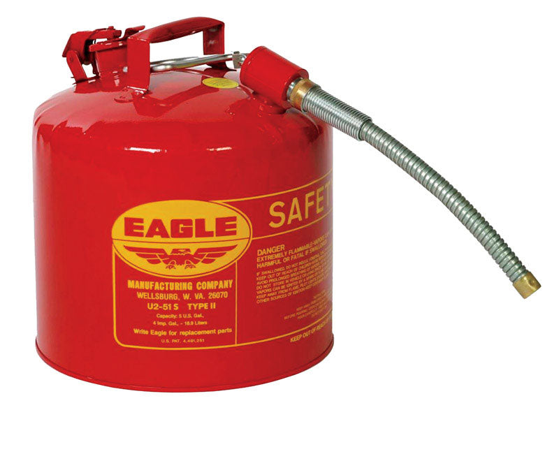 EAGLE - Eagle Steel Safety Gas Can 5 gal [U251S]