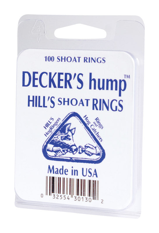 DECKER - Decker 12.5 Ga. Animal Ring For Shoat 100 pk