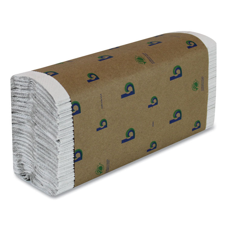 Boardwalk - Boardwalk Green C-Fold Towels, 10.13 x 12.75, Natural White, 150/Pack, 16 Packs/Carton