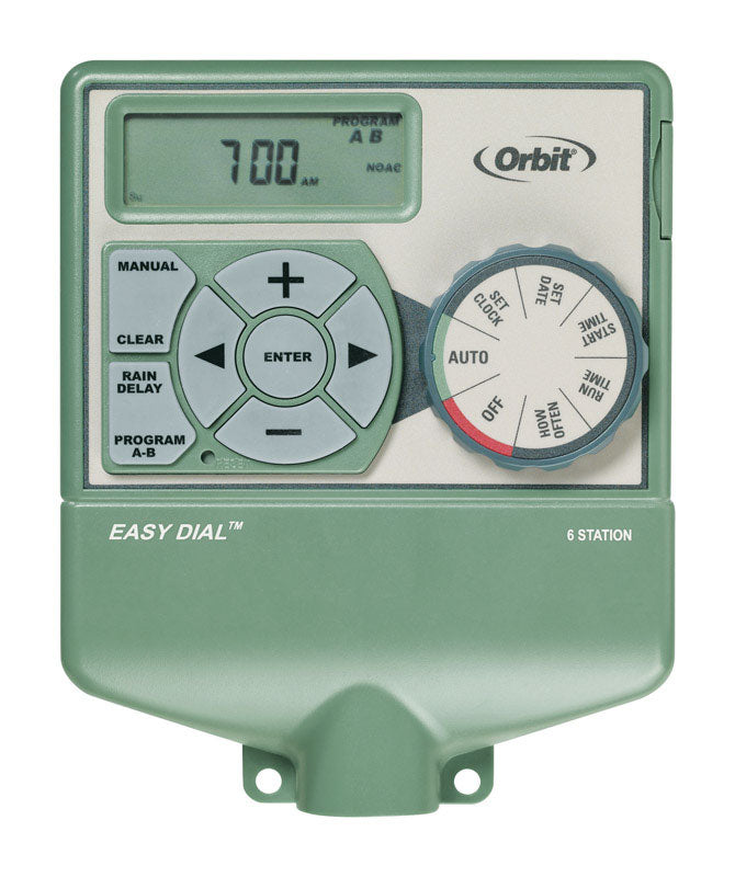 ORBIT - Orbit Easy Dial Programmable 6 Zone Sprinkler Timer