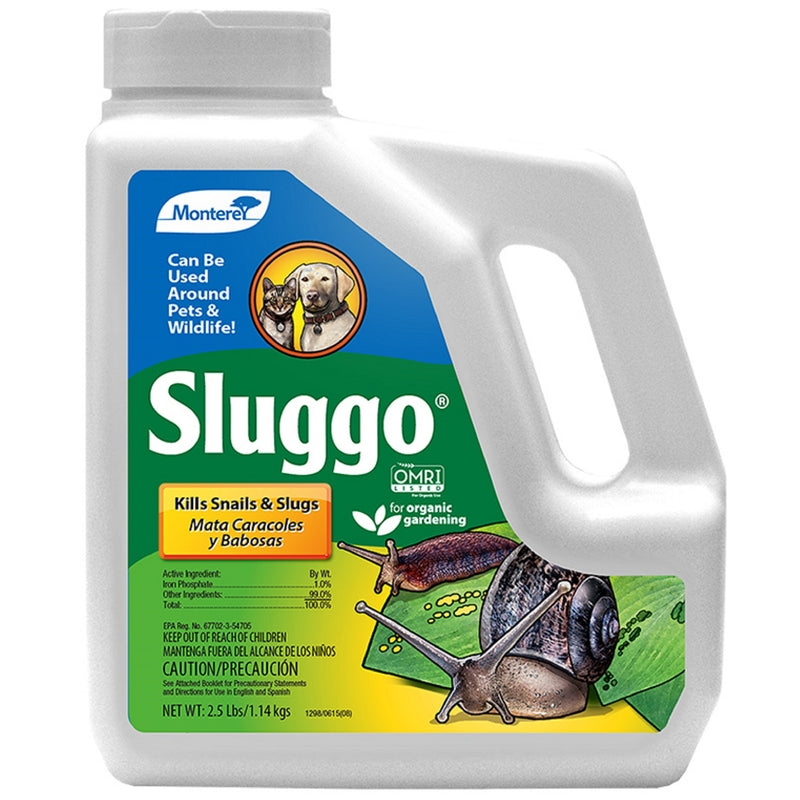 MONTEREY - Monterey Sluggo Slug and Snail Killer 2.5 lb