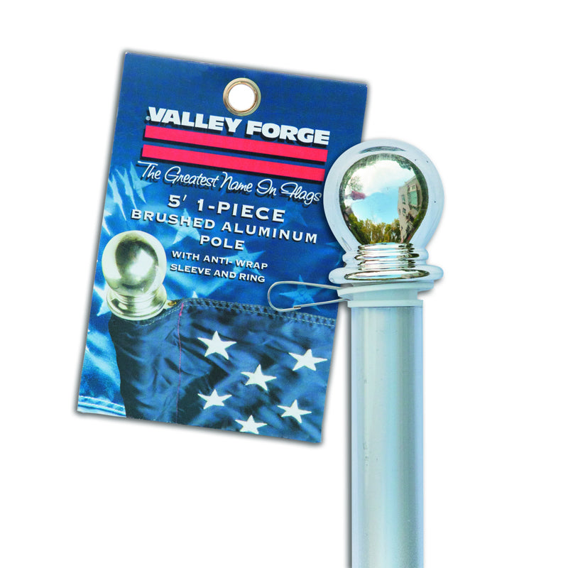 VALLEY FORGE - Valley Forge 60 in. L Aluminum Flag Pole Brushed [60731]